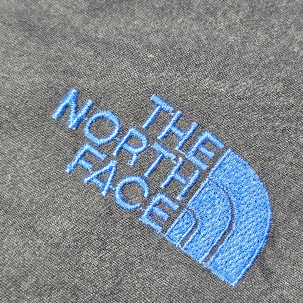 The North Face Colorblock Puffer Jacket Blue‎ Red Black Zip Up Insulated XL USA
